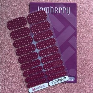 ✨NEW✨Jamberry Nail Wraps - Icy Boysenberry Polka